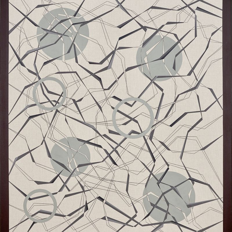 Empty Space Dance #7, 2018 Acryl auf Leinwand, 160 x 150 cm – Privatbesitz