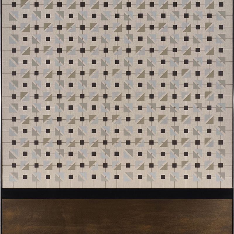 Patterns In Random Order #2, 2022 Acryl auf Leinwand; Lack auf Pappelsperrholz, 3-teilig, 170 x 130 cm