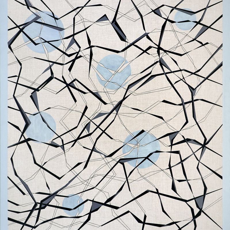 Empty Space Dance #6, 2015 Acryl auf Leinwand, 160 x 150 cm