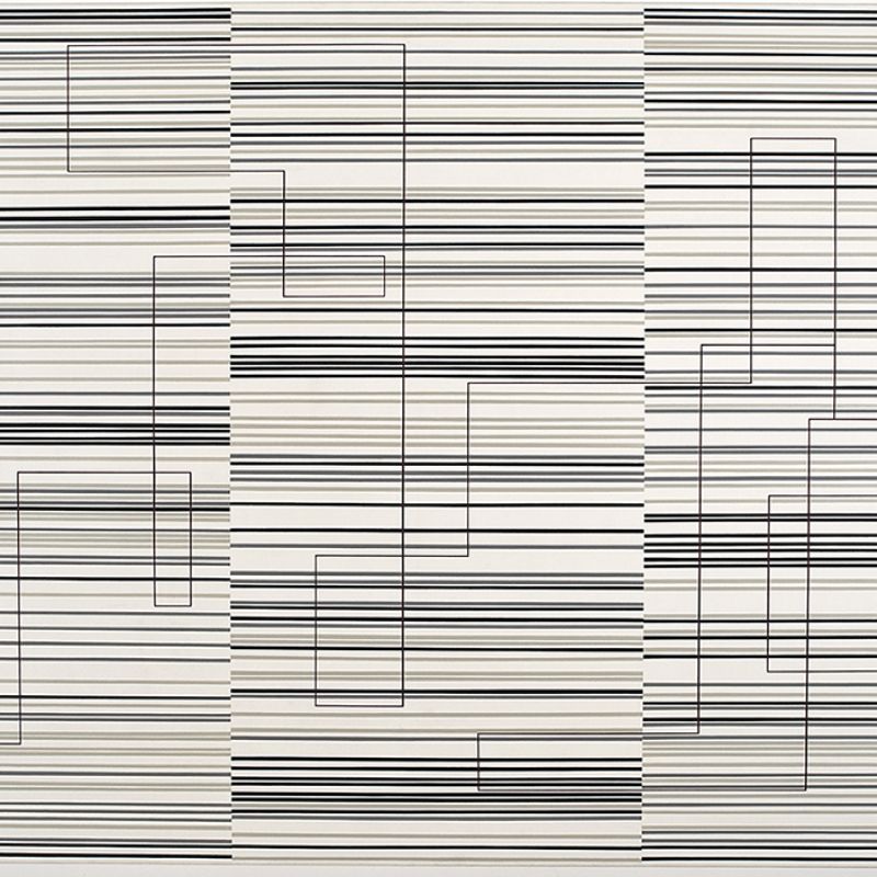 Linearics #1, 2007 Acryl auf Leinwand, 140 x 200 cm – Landessammlungen NÖ