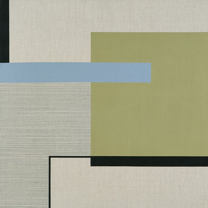 Rooms Of Accidental Geometry #2, 2015 Acryl auf Leinwand, 65 x 65 cm