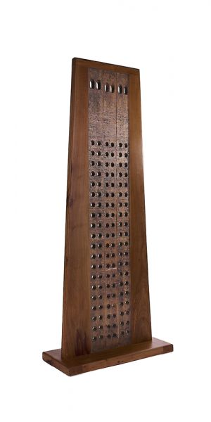 Raumobjekt #3, 2024 Birkenholz, Buchen-Leimhölzer, 130 x 54 x 24 cm