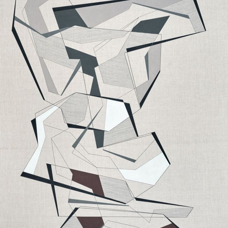 Centering The Shapes #5, 2016 Acryl auf Leinwand, 170 x 130 cm