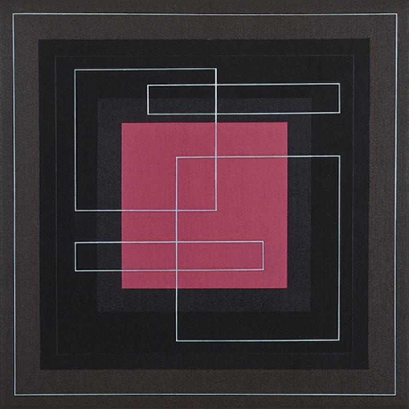 NeoGeo 3#4, 2007 Acryl auf Leinwand, 65 x 65 cm Sammlung Vetter Pharma, Ravensburg