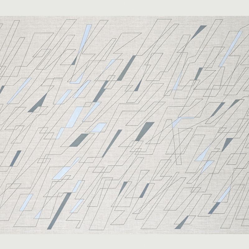 ScriptoGraphics #9, 2015 Acryl auf Leinwand, 115 x 175 cm, gerahmt