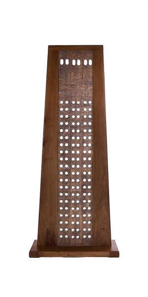 Raumobjekt #3, 2024 Birkenholz, Buchen-Leimhölzer, 130 x 54 x 24 cm