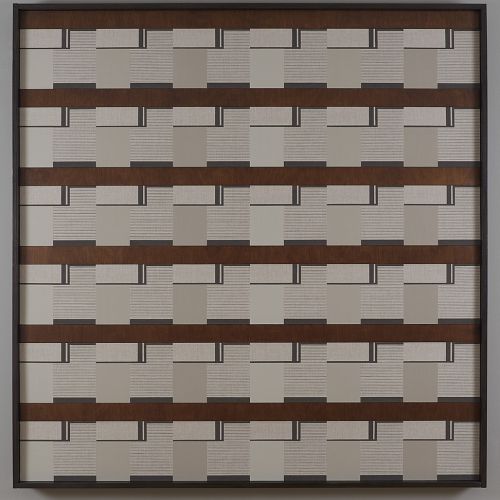 Rooms Of Accidental Geometry #12, 2020 Acryl auf Leinwand; Lasur auf Birkensperrholz, 12-teilig, Konzeptrahmen, 157 x 153cm