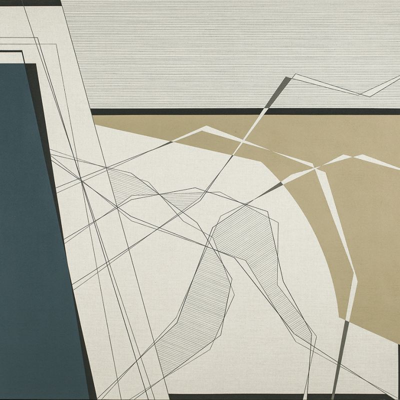 Rooms Of Ancillary Dreams, 2016 Acryl auf Leinwand, 122 x 132 cm – Sammlung artmark galerie