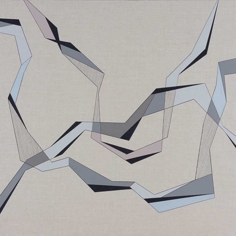 Warmed By The Drift, 2017 Acryl auf Leinwand, 99 x 139 cm