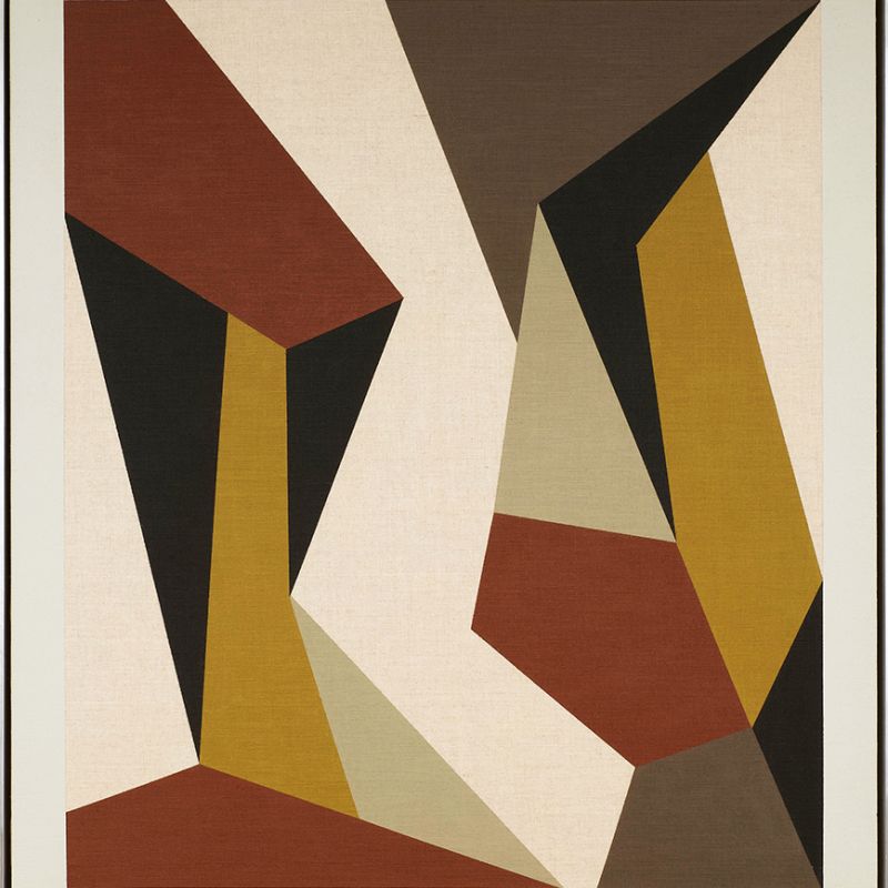 Side Steps, 2022 Acryl auf Leinwand, 75 x 65 cm